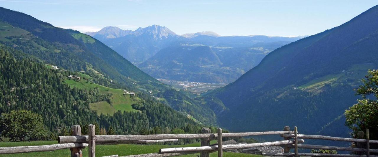 Ferienwohnung Maiernhof Bauernhof Ultental Sankt Pankraz Exterior foto