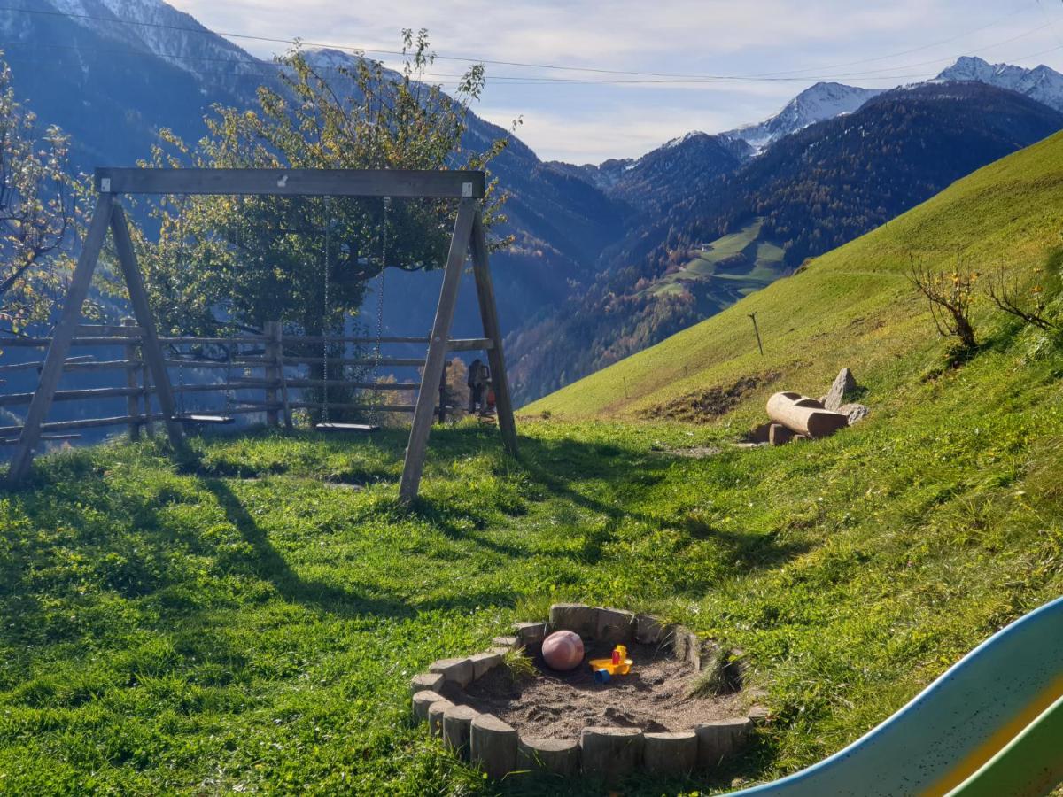 Ferienwohnung Maiernhof Bauernhof Ultental Sankt Pankraz Exterior foto